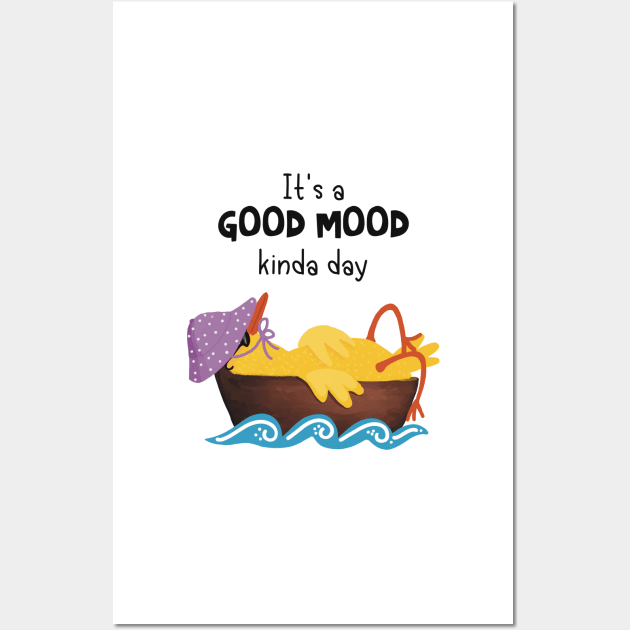 It’s a good mood kinda day Wall Art by marina63